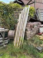 9 boompalen van 2 m inclusief band, Doe-het-zelf en Verbouw, Steigers, Ophalen, Nieuw, Overige typen, Minder dan 2 meter