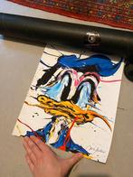 Donald Duck Artwork/Kunst 30x40cm, Ophalen of Verzenden
