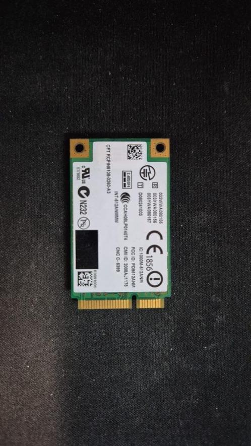 INTEL Wifi Link 5100 WLAN 512AN_MMW netwerk minikaart, Computers en Software, Netwerkkaarten, Zo goed als nieuw, Intern, Ophalen of Verzenden