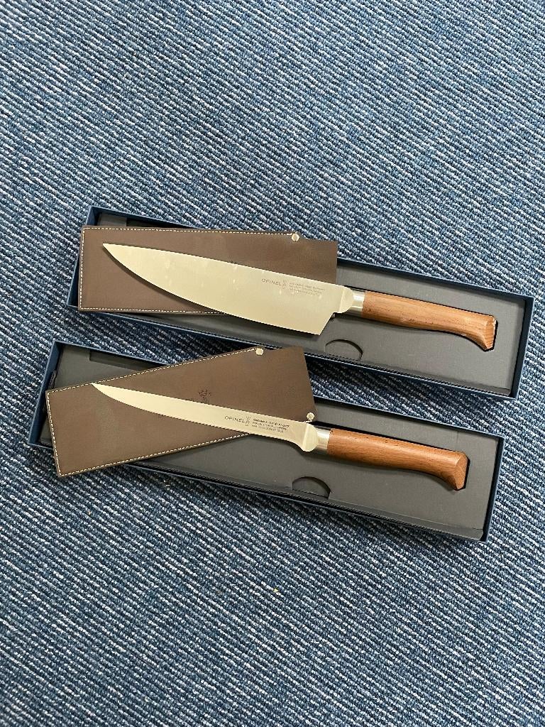 Exclusieve Set Opinel Les Forges 1890 – Koks- & Vleesmes, Ophalen, Nieuw