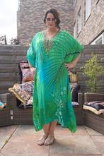 Luxe zijde caftan maxi jurk met steentjes, Verzenden, Madame Kaftan, Jurk, Nieuw