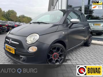 Fiat 500 0.9 TwinAir Blackjack | Uniek | 77.000 NAP | Leder  beschikbaar voor biedingen