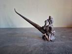 Bronzen burmese pijp, Antiek en Kunst, Ophalen of Verzenden