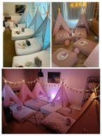 Tipi tenten te huur voor slaapfeest kinderfeest (17 stuks), Ophalen, Zo goed als nieuw, Verjaardag