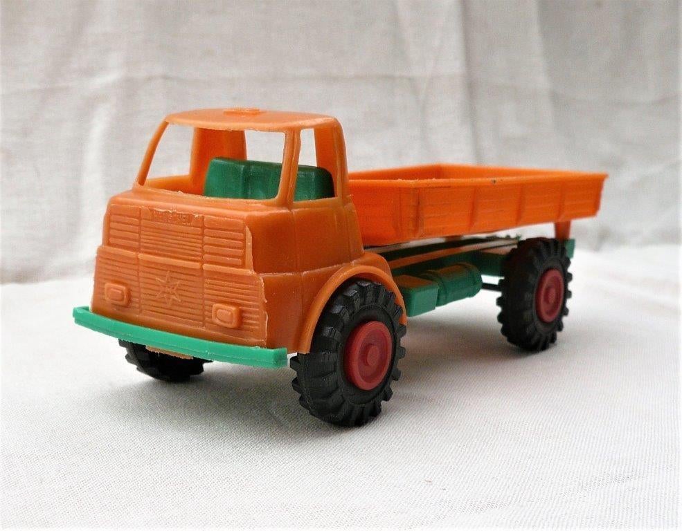 Henschel HS16 4x4 kiepwagen. Leyla W. Germany 1/40. 1967., Antiek en Kunst, Antiek | Speelgoed, Ophalen of Verzenden