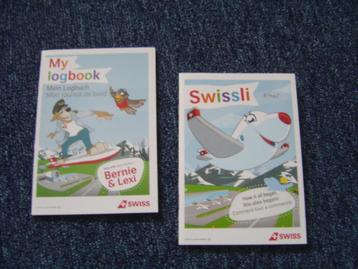 Swiss flightlog & stickerboekje voor kindereren!