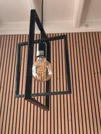 Gave industriele hanglamp, zwart metaal, Ophalen of Verzenden, Zo goed als nieuw, Metaal, Minder dan 50 cm