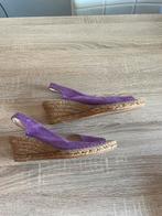 Mooie paarse suede wedges Fred de labonaire!41 izgst, Uitgeest, Overige kleuren, Tweedekansshop, Zo goed als nieuw