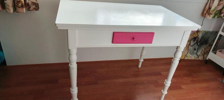 Houten bureau/tafel, Huis en Inrichting, Bureaus, Gebruikt, Bureau, Ophalen of Verzenden