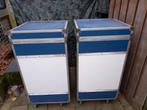 2 x een flightcase met fijne wielen, Ophalen, Gebruikt, 25 tot 50 cm, Minder dan 100 cm