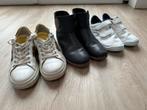 Leren meisjes sneakers en laarsjes maat 35, Gebruikt, Meisje, Schoenen, Ophalen of Verzenden
