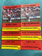 Ajax programma’s 86/87, Verzamelen, Sportartikelen en Voetbal, Ophalen of Verzenden, Zo goed als nieuw