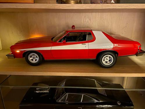 ford Torino Starsky and Hutch 1/8 Hachette pocher altaya etc, Hobby en Vrije tijd, Modelauto's | 1:5 tot 1:12, Zo goed als nieuw
