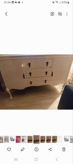 Queen Ann Dressoir Wit - 135cm, Overige materialen, Gebruikt, Queen Ann, 50 tot 100 cm