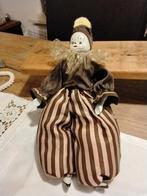 Vintage clown/harlekijn, Verzamelen, Poppen, Ophalen of Verzenden, Zo goed als nieuw, Pop