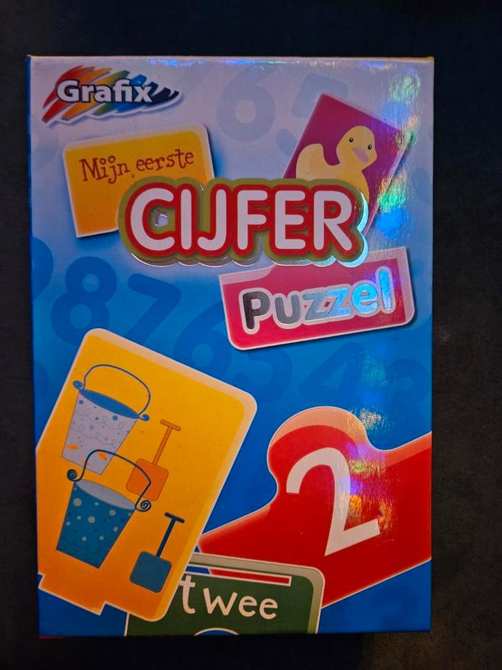 Grafix Mijn Eerste Cijfer Puzzel, Kinderen en Baby's, Speelgoed | Kinderpuzzels, Zo goed als nieuw, 2 tot 4 jaar, 10 tot 50 stukjes