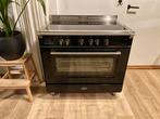 Boretti 90cm inductie fornuis incl. Afzuigkap! Met garantie, Witgoed en Apparatuur, Ophalen of Verzenden, Zo goed als nieuw, Inductie