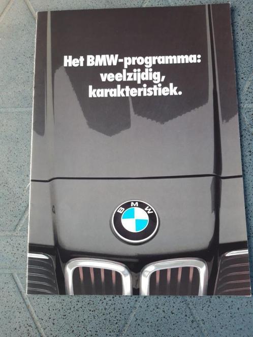 folder BMW programma 1980 - Nederlands, Boeken, Auto's | Folders en Tijdschriften, Zo goed als nieuw, BMW, Ophalen of Verzenden