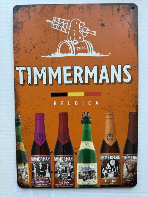 Timmermans Bier Reclamebord, Verzamelen, Biermerken, Zo goed als nieuw, Ophalen of Verzenden