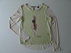 Maison Scotch Soda shirt top blouse veer beige groen 36 S 1, Kleding | Dames, Beige, Scotch & Soda, Ophalen of Verzenden, Zo goed als nieuw