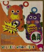 Vilten vriendjes kip en beer; knutselen, knutselpakket naaie, Ophalen of Verzenden, Nieuw, Knutselwerk