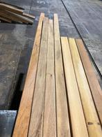 Hardhout-balken-planken-regels-onderregels-40x60/70 mm, Tuin en Terras, Palen, Balken en Planken, Ophalen, Nieuw, Hardhout, 250 cm of meer