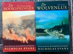 Nicholas Evans - ‘de Rookspringer’ & ‘de Wolvenlus’ TOTAAL, Boeken, Ophalen of Verzenden, Zo goed als nieuw