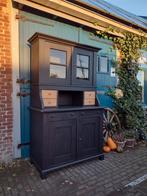 Buffetkast mat zwart gezandstraald, Ophalen, 100 tot 150 cm, Nieuw, 150 tot 200 cm