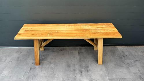 Rustieke houten bank, Tuin en Terras, Tuinbanken, Zo goed als nieuw, Hout, Ophalen