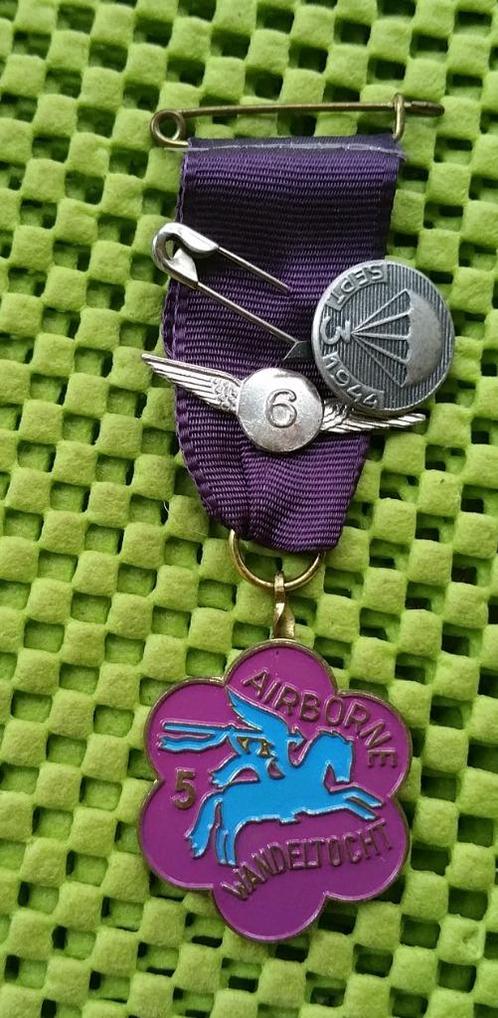 Medaille - 5 + 6 .+3 , Politie Sport Ver. Renkum Airborne, Postzegels en Munten, Penningen en Medailles, Overige materialen, Nederland