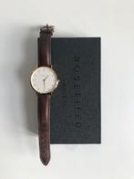 Rosefield horloge | met bruin leren polsband, Sieraden, Tassen en Uiterlijk, Horloges | Dames, Overige merken, Polshorloge, Ophalen of Verzenden