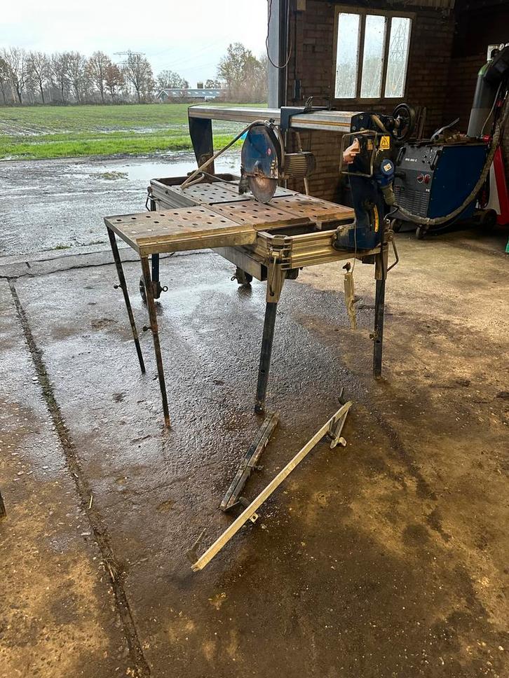 Carat p3512 steenzaag tegelzaag, Doe-het-zelf en Verbouw, Gereedschap | Zaagmachines, Gebruikt, Overige typen, 1200 watt of meer