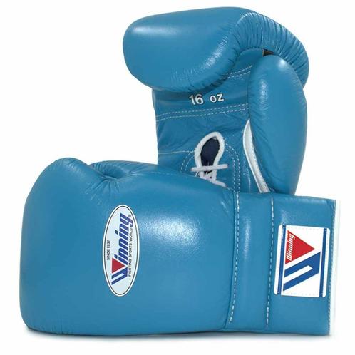 Bokshandschoenen Winning MS600 Sky Blue (veters), Sport en Fitness, Boksen, Nieuw, Bokshandschoenen, Ophalen of Verzenden