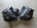 Leren Tassenset breed 32 hoog 30 en diep 16 cm, Ophalen of Verzenden, Gebruikt