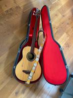 Akoustische / versterkte fretloze basgitaar met koffer, Muziek en Instrumenten, Ophalen, Zo goed als nieuw, Overige typen, Met koffer