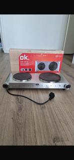 Dubbel elektrissch kookplaat, Ophalen, Zo goed als nieuw, Overige merken