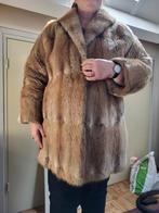 Vintage bruine bontjas, echt bont mt 50, Kleding | Dames, Jassen | Winter, Ophalen of Verzenden, Zo goed als nieuw, Maat 46/48 (XL) of groter