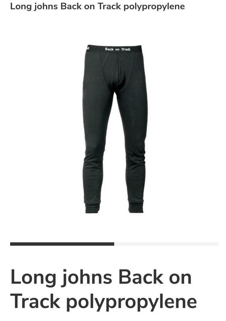 Back on Track nwe thermo broek, Kleding | Heren, Ondergoed, Overige typen, Zwart, Ophalen of Verzenden