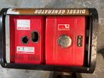 Diesel Aggregaat 5 kVA - Elektrisch Gestart, Nieuwe Accu, Ophalen, Gebruikt
