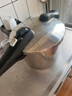 RVS Snelkookpan - Gebruikt, Huis en Inrichting, Kookpan of Snelkookpan, Gebruikt, Inductieplaat, Ophalen of Verzenden