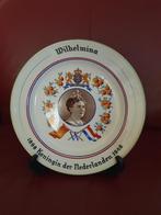 Jubileum bord "Wilhelmina Koningin 1898 - 1948, Verzamelen, Koninklijk Huis en Royalty, Ophalen of Verzenden, Zo goed als nieuw