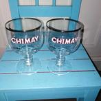 Chimay bierglas klein model set van 2, Verzamelen, Biermerken, Overige merken, Glas of Glazen, Gebruikt, Ophalen