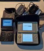 Nintendo Gameboy Advance SP + Nintendo DS zelda, Spelcomputers en Games, Verzenden, Gebruikt, Game Boy Advance SP, Met beschermhoes of tas