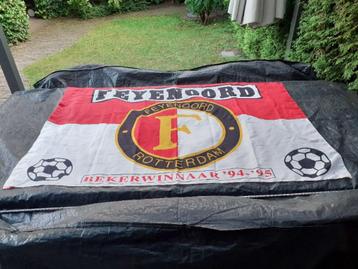 Feijenoord vlag Bekerwinnaar '94 - '95       140 x 95 cm. beschikbaar voor biedingen
