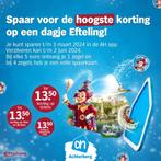 Efteling spaarkaart, Tickets en Kaartjes, Kortingsbon, Pretpark, Drie personen of meer