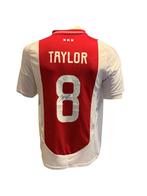 Actie 1 + 1 Ajax 24/25  shirt gesigneerd door Kenneth Taylor, Soccersignings.nl, Shirt, Ophalen of Verzenden, Zo goed als nieuw