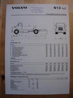 Volvo N12 4x2 Technische Specificatie folder 1980 Torpedo, Ophalen, Volvo, Volvo, Zo goed als nieuw