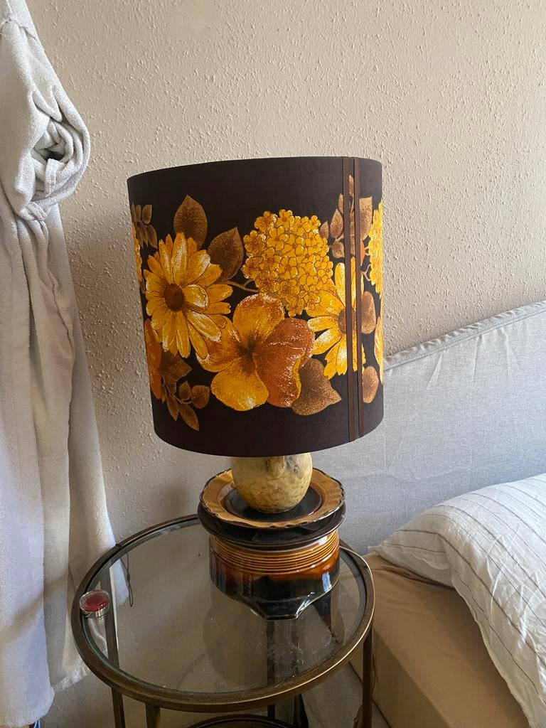 Vintage lamp, Huis en Inrichting, Lampen | Tafellampen, Zo goed als nieuw, Minder dan 50 cm, Ophalen