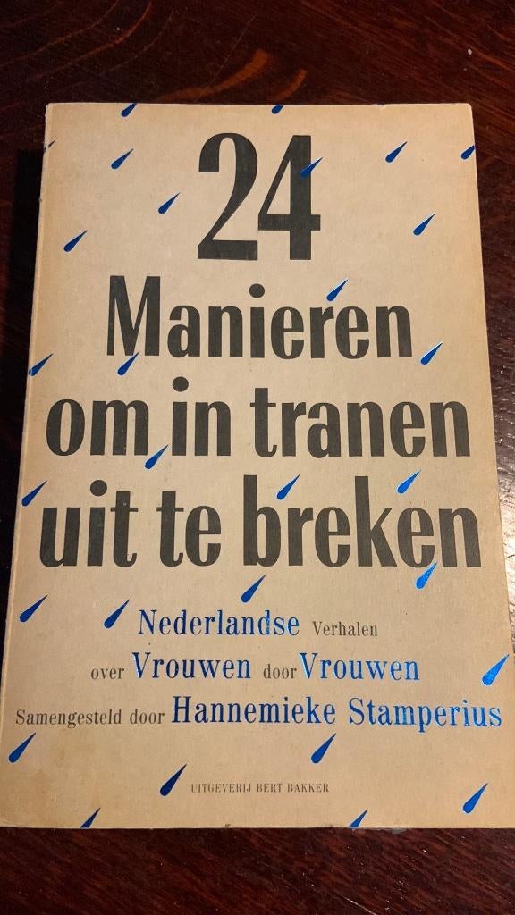 24 manieren om in tranen - Hannemieke Stamperius, Ophalen of Verzenden, Zo goed als nieuw