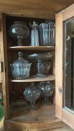 Meerdere kristallen en glazen bonbonnières., Ophalen of Verzenden, Gebruikt